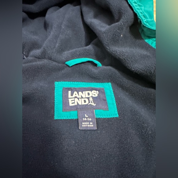 ‼️SOLD‼️LANDS END SQUALL JACKET WINTER L 14-16 - Picture 5 of 13